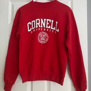 Vintage Champion Label - Cornell University red crew neck